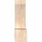 Ekena Millwork Portland Smooth Timber Gable Bracket, Douglas Fir, 48"W x 20"H x 5 1/2"D x 5 1/2"F, 10/12 Pitch GBW048X20X0606POR00SDF - alternate 3